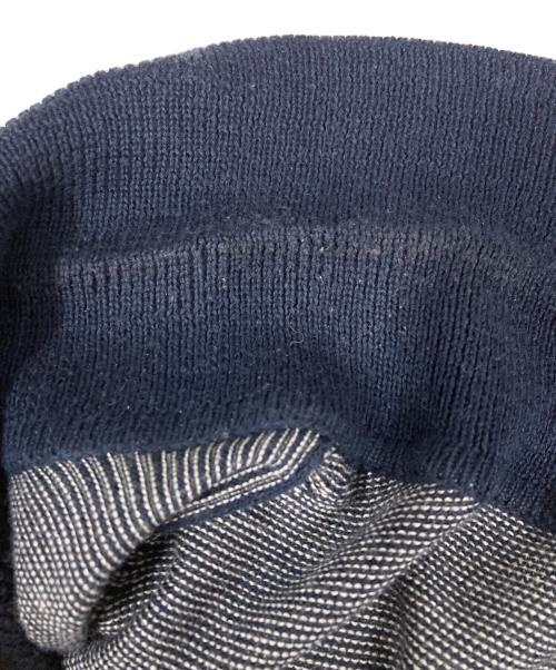 A.PRESSE（アプレッセ）A.PRESSE (アプレッセ) High Gauge L/S Striped Polo Shirts/24SAP-03-05K ネイビー サイズ:3の古着・服飾アイテム