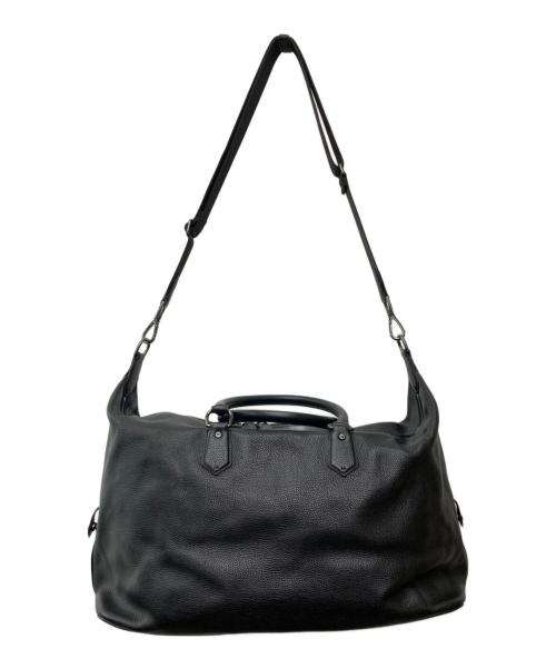 POLO RALPH LAUREN（ポロ・ラルフローレン）POLO RALPH LAUREN (ポロ・ラルフローレン) 2WAYレザーボストンバッグ ブラックの古着・服飾アイテム