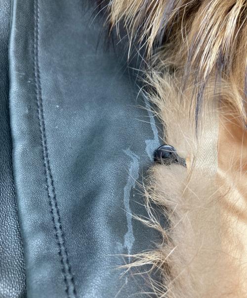 mackage（マッカージュ）mackage (マッカージュ) ファー付きレザージャケット ブラック サイズ:ＸＳの古着・服飾アイテム