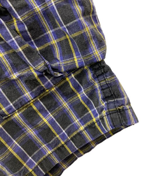 stussy（ステューシー）stussy (ステューシー) チェックハーフパンツ ブラック サイズ:36の古着・服飾アイテム