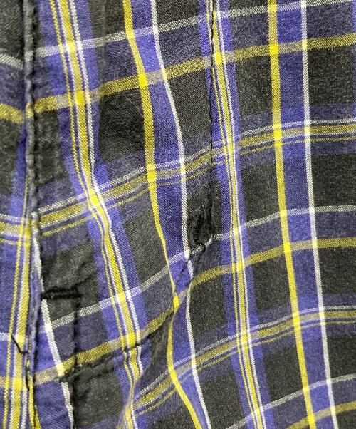 stussy（ステューシー）stussy (ステューシー) チェックハーフパンツ ブラック サイズ:36の古着・服飾アイテム