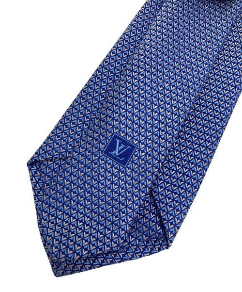 LOUIS VUITTON（ルイ ヴィトン）LOUIS VUITTON (ルイ ヴィトン) ネクタイダイヤモンドブイ/M71200 ブルー サイズ:8㎝の古着・服飾アイテム