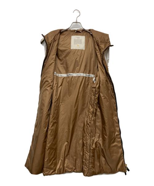 MaxMara THE CUBE（マックスマーラ ザ キューブ）MaxMara THE CUBE (マックスマーラ ザ キューブ) フード付きベスト/CAMELUXE/24292960646 ブラウン サイズ:44の古着・服飾アイテム