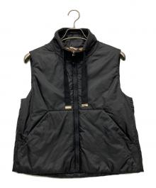 MaxMara THE CUBE（マックスマーラ ザ キューブ）の古着「中綿ベスト/24292960446/ CAMELUXE 」｜ブラック
