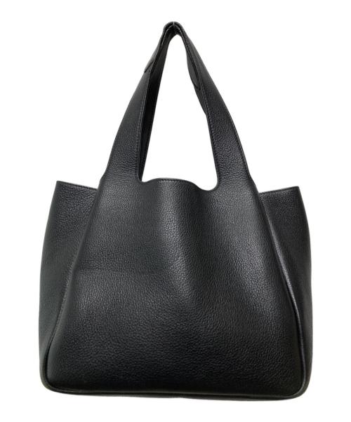 PRADA（プラダ）PRADA (プラダ) スモールレザーハンドバック/ヴィッテロダイノ ブラックの古着・服飾アイテム