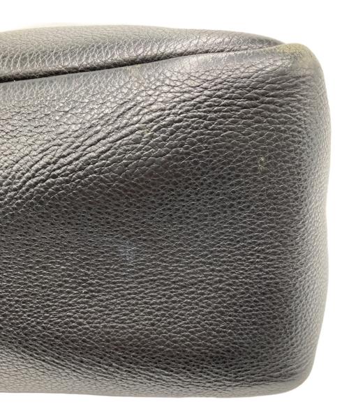 PRADA（プラダ）PRADA (プラダ) スモールレザーハンドバック/ヴィッテロダイノ ブラックの古着・服飾アイテム