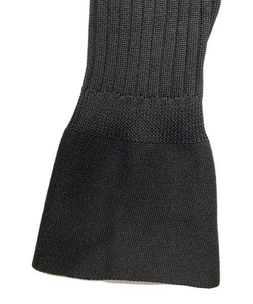 HARUNOBUMURATA（ハルノブ ムラタ）HARUNOBUMURATA (ハルノブ ムラタ) PLST (プラステ) フレアニットワンピース/12-5405090 ブラック サイズ:Ｍの古着・服飾アイテム