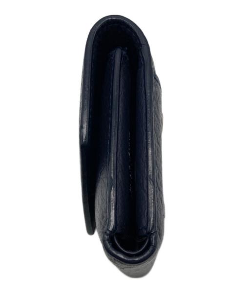 Maison Margiela（メゾンマルジェラ）Maison Margiela (メゾンマルジェラ) 3つ折り財布 ネイビーの古着・服飾アイテム