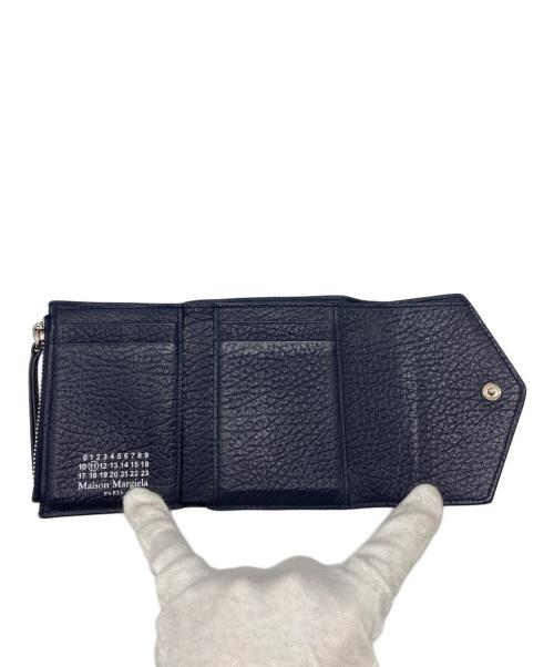 Maison Margiela（メゾンマルジェラ）Maison Margiela (メゾンマルジェラ) 3つ折り財布 ネイビーの古着・服飾アイテム