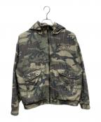 SUPPLIERサプライヤー）の古着「Camouflage Hooded Blouson」｜オリーブ
