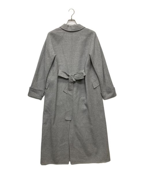 'S Max Mara（エスマックスマーラ）'S Max Mara (エスマックスマーラ) クチートアマーノ ガウンコート グレー サイズ:J40の古着・服飾アイテム