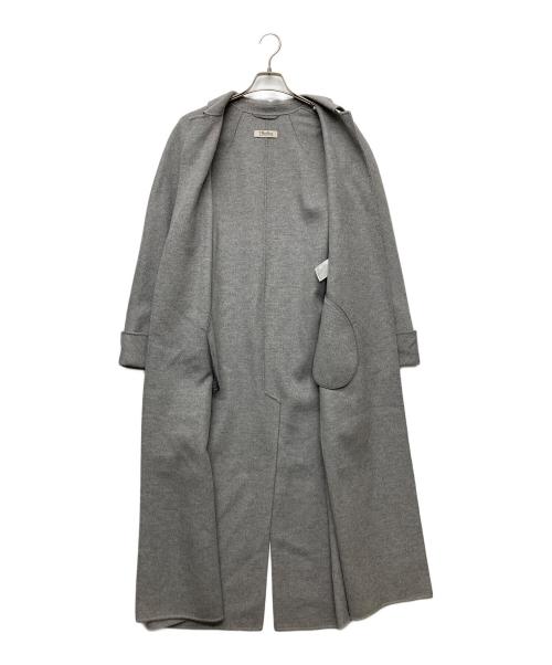 'S Max Mara（エスマックスマーラ）'S Max Mara (エスマックスマーラ) クチートアマーノ ガウンコート グレー サイズ:J40の古着・服飾アイテム