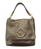 LOEWEロエベ）の古着「メタリックハンドバッグ」｜ゴールド