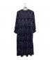 sara mallika (サラマリカ) Meena Print Tassel Dress/	020442SH1 ネイビー サイズ:M：13000円