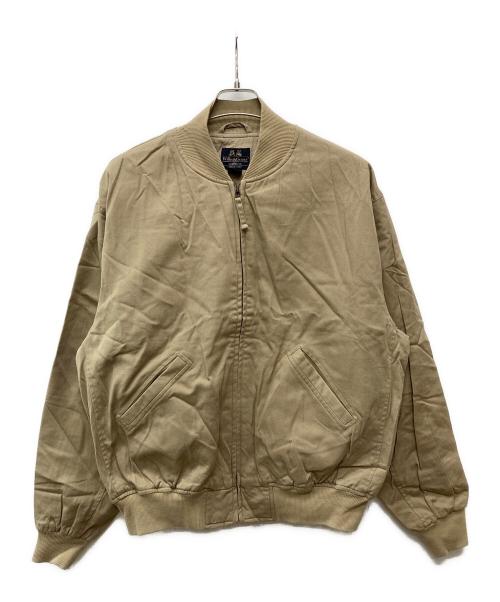 Wills&Geiger（ウィリスアンドガイガー）Wills&Geiger (ウィリスアンドガイガー) ブッシュポプリントラックブルゾン ベージュ サイズ:Lの古着・服飾アイテム