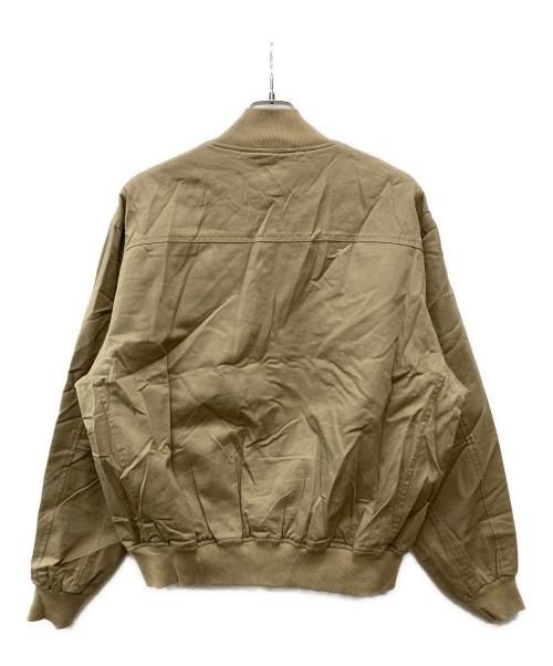 Wills&Geiger（ウィリスアンドガイガー）Wills&Geiger (ウィリスアンドガイガー) ブッシュポプリントラックブルゾン ベージュ サイズ:Lの古着・服飾アイテム