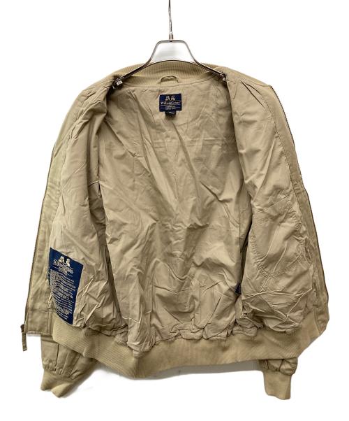 Wills&Geiger（ウィリスアンドガイガー）Wills&Geiger (ウィリスアンドガイガー) ブッシュポプリントラックブルゾン ベージュ サイズ:Lの古着・服飾アイテム