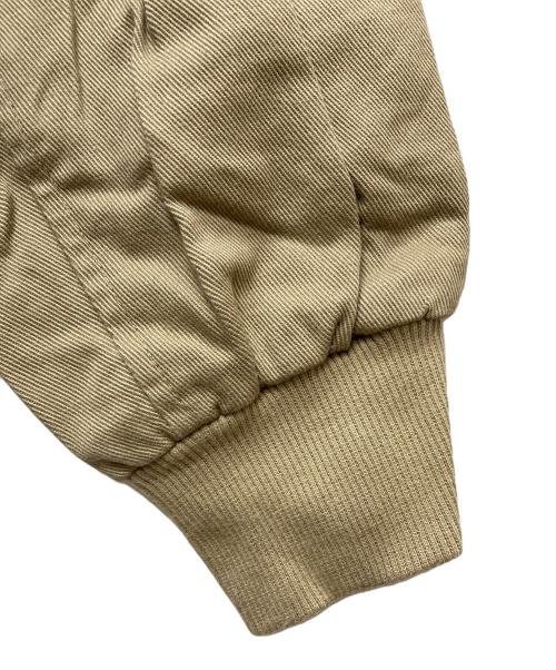 Wills&Geiger（ウィリスアンドガイガー）Wills&Geiger (ウィリスアンドガイガー) ブッシュポプリントラックブルゾン ベージュ サイズ:Lの古着・服飾アイテム