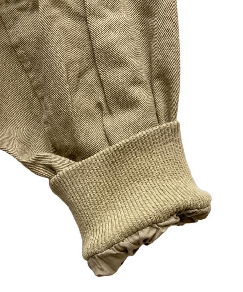 Wills&Geiger（ウィリスアンドガイガー）Wills&Geiger (ウィリスアンドガイガー) ブッシュポプリントラックブルゾン ベージュ サイズ:Lの古着・服飾アイテム