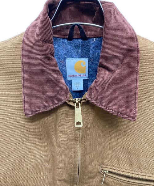 CarHartt（カーハート）CarHartt (カーハート) 90S デトロイトジャケットジップジャケット ブラウン サイズ:Lの古着・服飾アイテム