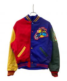 ROCKETBUSTER BOOTS（ロケットバスターブーツ）の古着「カスタムパッチスタジャン」｜マルチカラー