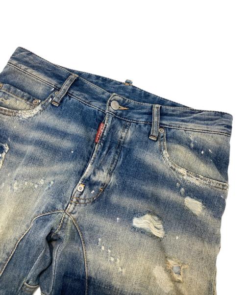 DSQUARED2（ディースクエアード）DSQUARED2 (ディースクエアード) デニムパンツ ブルー サイズ:46の古着・服飾アイテム