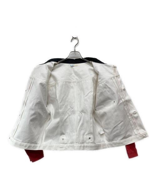 sanse sanse（サンセサンセ）sanse sanse (サンセサンセ) デニムジャケット/Lot:F121110/SUN-JK019 ホワイト サイズ:Lの古着・服飾アイテム