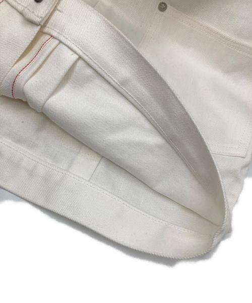 sanse sanse（サンセサンセ）sanse sanse (サンセサンセ) デニムジャケット/Lot:F121110/SUN-JK019 ホワイト サイズ:Lの古着・服飾アイテム