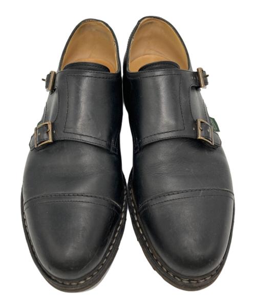 PARABOOT（パラブーツ）PARABOOT (パラブーツ) ダブルモンク WILLIAM ウィリア/	981412ム ブラック サイズ:8の古着・服飾アイテム