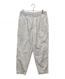 COMME des GARCONS SHIRT（コムデギャルソンシャツ）の古着「ストライプシャツパンツ/FG-P008-SS21-2」｜ホワイト