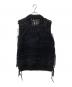 TAO COMME des GARCONS (タオ コムデギャルソン) ウールナイロンフリンジニットベスト ブラック サイズ:S：25000円