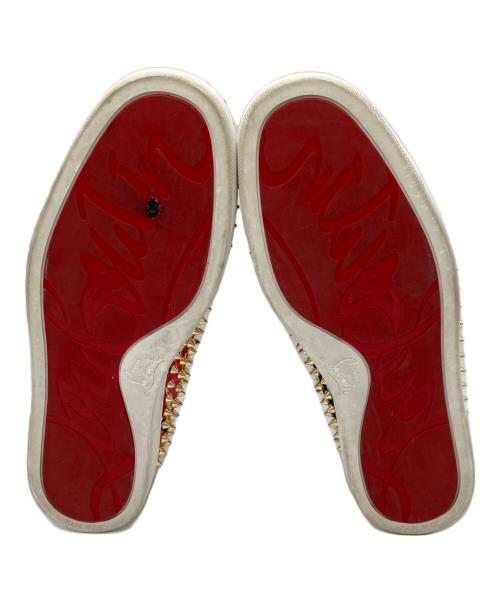 Christian Louboutin（クリスチャン・ルブタン）Christian Louboutin (クリスチャン・ルブタン) ROLLER BOAT スパイク スタッズ シューズ マルチカラー サイズ:43の古着・服飾アイテム