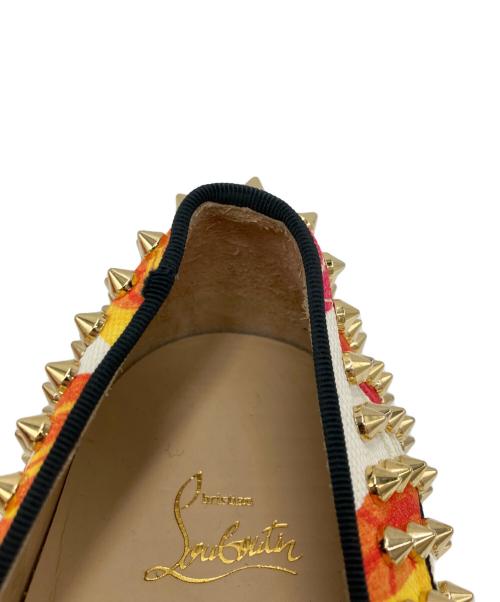 Christian Louboutin（クリスチャン・ルブタン）Christian Louboutin (クリスチャン・ルブタン) ROLLER BOAT スパイク スタッズ シューズ マルチカラー サイズ:43の古着・服飾アイテム