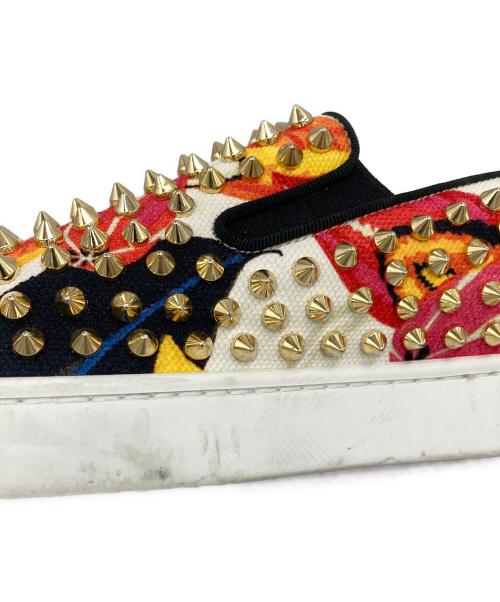 Christian Louboutin（クリスチャン・ルブタン）Christian Louboutin (クリスチャン・ルブタン) ROLLER BOAT スパイク スタッズ シューズ マルチカラー サイズ:43の古着・服飾アイテム
