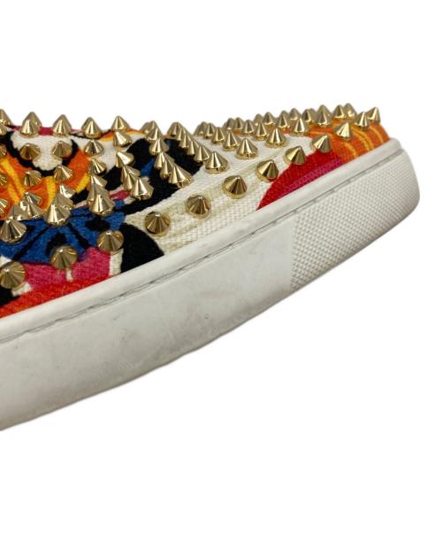 Christian Louboutin（クリスチャン・ルブタン）Christian Louboutin (クリスチャン・ルブタン) ROLLER BOAT スパイク スタッズ シューズ マルチカラー サイズ:43の古着・服飾アイテム