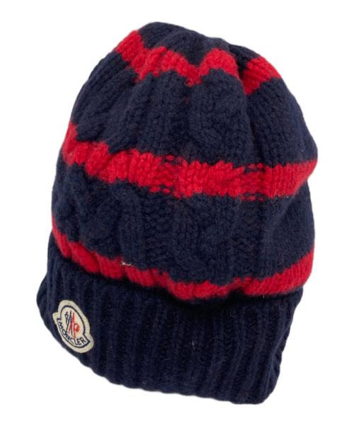 MONCLER（モンクレール）MONCLER (モンクレール) BERRETTO ニット帽 ネイビー サイズ:-の古着・服飾アイテム