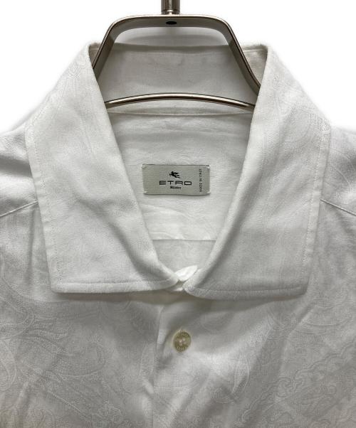 ETRO（エトロ）ETRO (エトロ) ペイズリー柄シャツ/1K499 ホワイト サイズ:39の古着・服飾アイテム