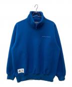 DESCENDANTディセンダント）の古着「BURY ZIP FLEECE」｜ブルー