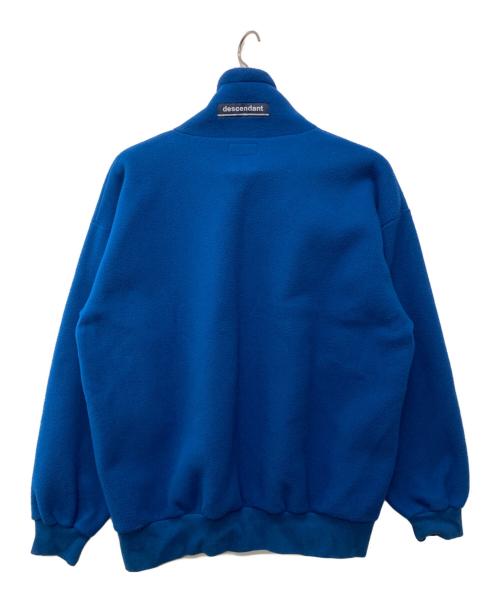 DESCENDANT（ディセンダント）DESCENDANT (ディセンダント) BURY ZIP FLEECE ブルー サイズ:3の古着・服飾アイテム