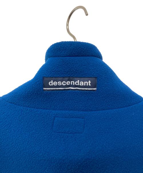 DESCENDANT（ディセンダント）DESCENDANT (ディセンダント) BURY ZIP FLEECE ブルー サイズ:3の古着・服飾アイテム