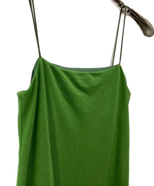 Ameri（アメリ）AMERI (アメリ) CUTWORKLACESWEATDRESS グリーン サイズ:Sの古着・服飾アイテム