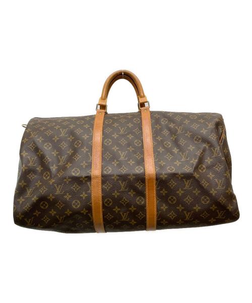 LOUIS VUITTON（ルイ ヴィトン）LOUIS VUITTON (ルイ ヴィトン) ボストンバッグ/M41414/キーポル・バンドリエール55 ブラウンの古着・服飾アイテム