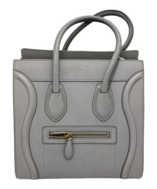 CELINE（セリーヌ）CELINE (セリーヌ) ラゲージ マイクロ/W-CA-3107 グレーの古着・服飾アイテム
