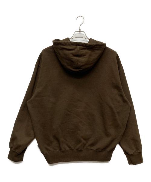 SUPREME（シュプリーム）SUPREME (シュプリーム) Small Box Zip Up Hooded Sweatshirt ブラウン サイズ:Ｌの古着・服飾アイテム