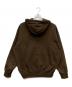 SUPREME (シュプリーム) Small Box Zip Up Hooded Sweatshirt ブラウン サイズ:Ｌ：20000円