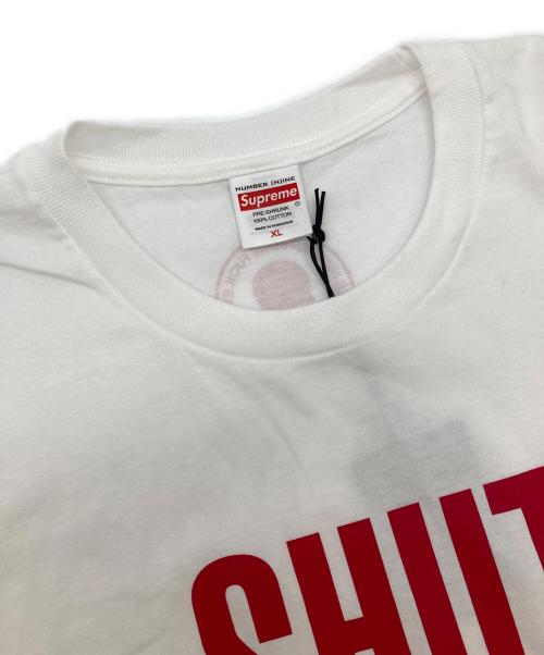 SUPREME（シュプリーム）Supreme (シュプリーム) NUMBER (N)INE (ナンバーナイン) Shut Up Tee ホワイト サイズ:ＸＬの古着・服飾アイテム