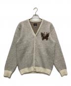 Needles×STUDIOUSニードルズ×ステュディオス）の古着「別注 Mohair Cardigan」｜アイボリー