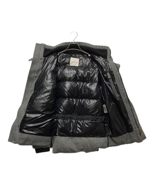 MONCLER（モンクレール）MONCLER (モンクレール) HUGO ダウンジャケット グレー サイズ:３の古着・服飾アイテム