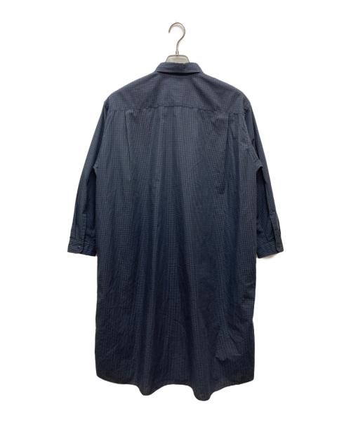 DANTON（ダントン）DANTON (ダントン) PRANCER BUTTON SHIRT DRESS PLAID ネイビー サイズ:36の古着・服飾アイテム