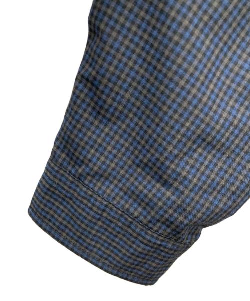DANTON（ダントン）DANTON (ダントン) PRANCER BUTTON SHIRT DRESS PLAID ネイビー サイズ:36の古着・服飾アイテム